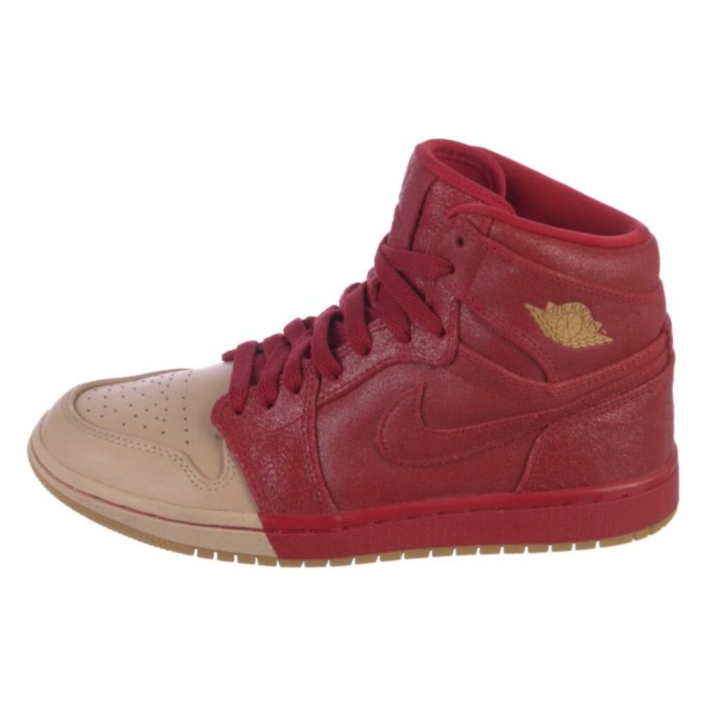 Jordan Patent Leather Color-block Hightop Sneakers